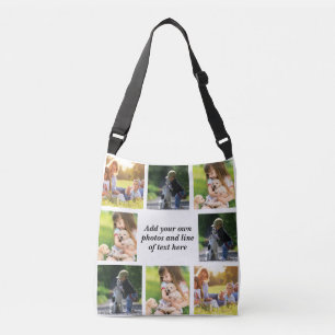 Bolso Cruzado Haz tu propio collage de fotos y texto