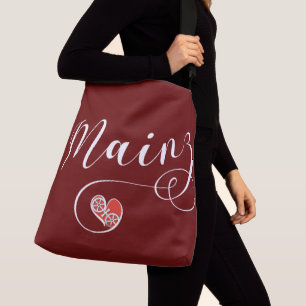 Bolso Cruzado Heart Mainz, Amo Mainz, Meenz