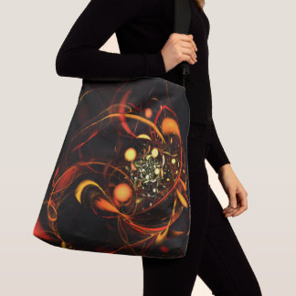 Bolso Cruzado Heartbeat Resumen Arte Cruzado Cuerpo
