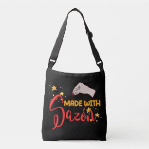 Bolso Cruzado Hecho con Sazón y con mucho sabor