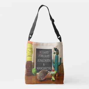 Bolso Cruzado Hedgehog Sunscreen y Margaritas