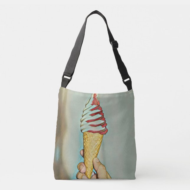 Bolso Cruzado Helado de chocolate (Anverso)