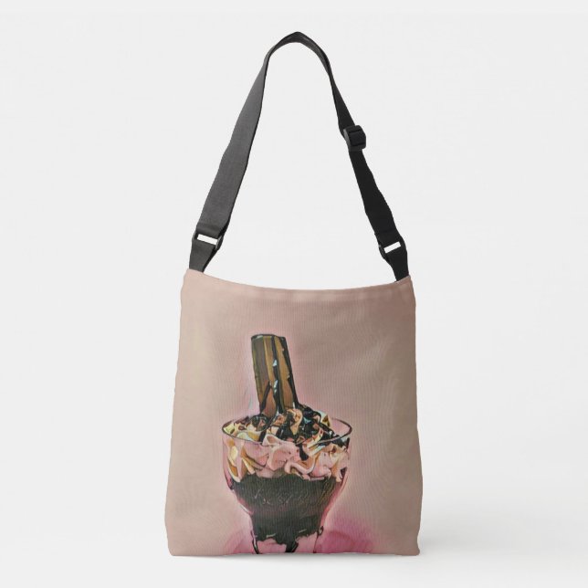 Bolso Cruzado Helado de fresa (Anverso)