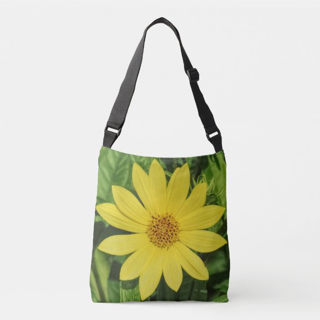 Bolso Cruzado Helianthus 'Lemon Queen' Sunflower (Anverso)