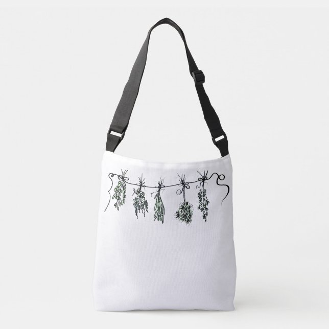 Bolso Cruzado Herbs de jardín (Anverso)