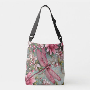 Bolso Cruzado Hermosa libélula floral