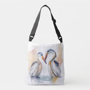 Bolso Cruzado Hermosa Pareja Pelicana, Bonos de Amor Pelícano