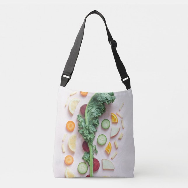 Bolso Cruzado Hermosas frutas (Anverso)