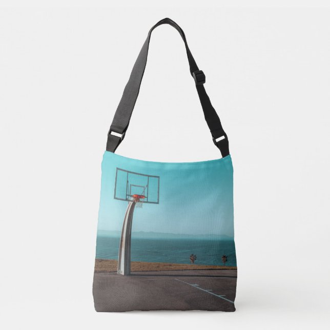 Bolso Cruzado Hermoso aro de baloncesto (Anverso)