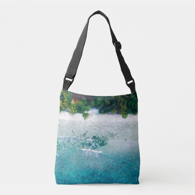 Bolso Cruzado Hermosos animales marinos (Anverso)