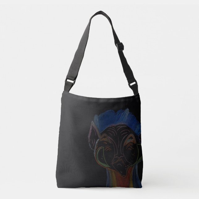 Bolso cruzado híbrido de ciencia ficción (Anverso)