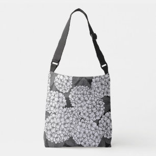 Bolso Cruzado Hidrangea blanca