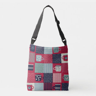 Bolso Cruzado Higge escandinavo: mezcla de patrones rústicos