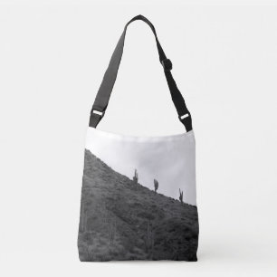 Bolso Cruzado Hillside de Arizona blanco y negro con Tote Saguar