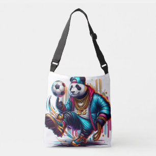 Bolso Cruzado Hip Hop Panda Fútbol Fútbol de Verano Deportes
