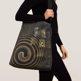 Bolso Cruzado Hipnosis Resumen Arte Cruzado Cuerpo