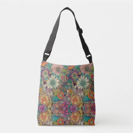 Bolso Cruzado Hippie retro: Tote de margarita