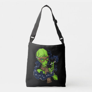 Bolso Cruzado Hipster Espacio alieno Fumar extraterritorial