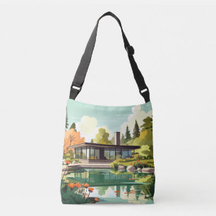 Bolso Cruzado Hogar moderno de mediados de siglo #94