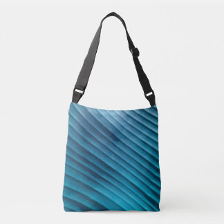 Bolso Cruzado Hoja Azul Diagonal