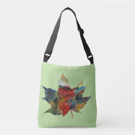 Bolso Cruzado Hoja de otoño, Tote folicular
