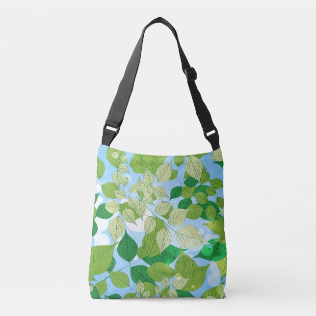 Bolso Cruzado Hojas (Anverso)