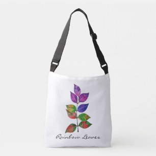 Bolso Cruzado Hojas de arcoiris acuáticas