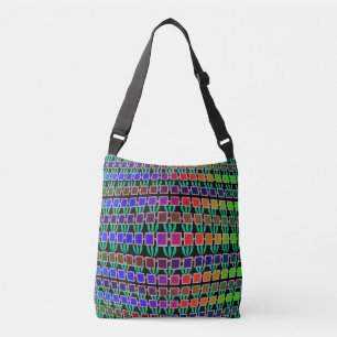 Bolso Cruzado Hojas De Arcoiris Y Geo