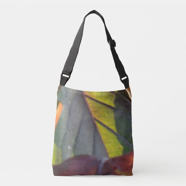 Bolso Cruzado Hojas de caída coloridas (Anverso)