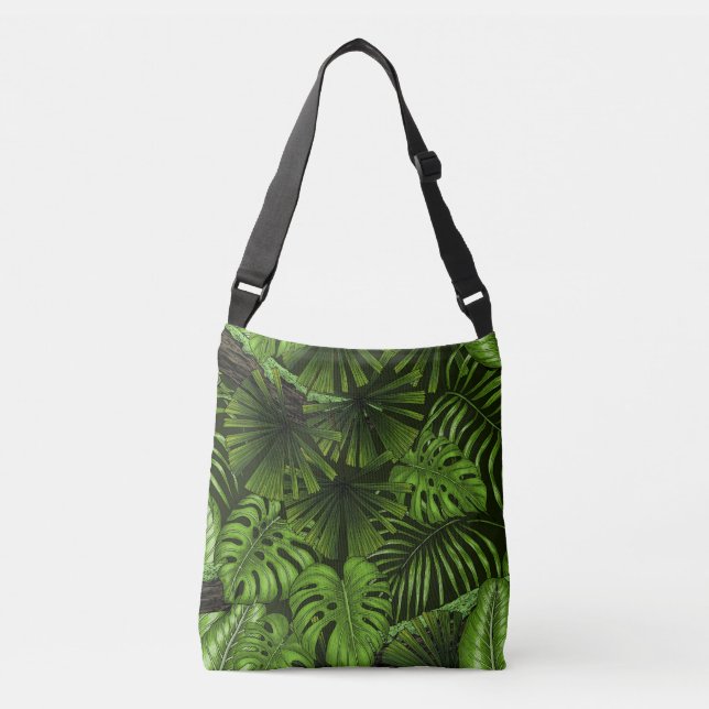 Bolso Cruzado Hojas de la jungla (Anverso)