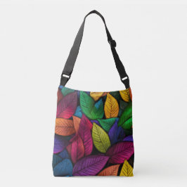 BOLSO CRUZADO HOJAS DE OTÓNÑO DE COLORES VIVOS