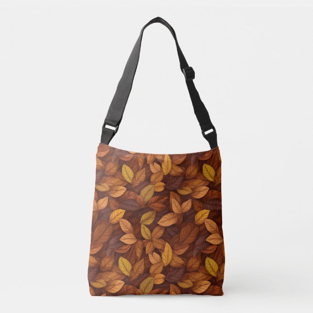 Bolso Cruzado Hojas de otoño (Anverso)
