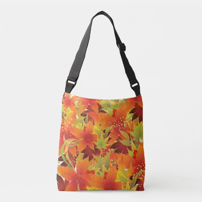 Bolso Cruzado Hojas otoñales (Anverso)