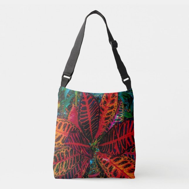Bolso Cruzado Hojas Salvajes (Anverso)