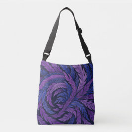 Bolso Cruzado Hokusai Phoenix Art Feather Design
