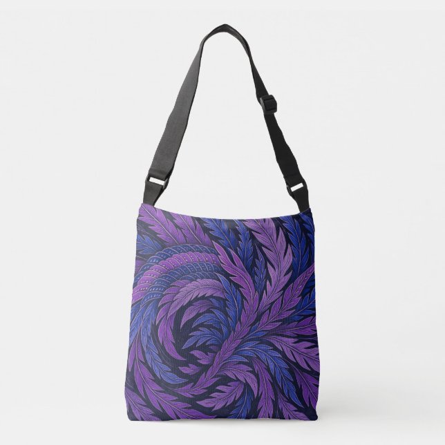 Bolso Cruzado Hokusai Phoenix Art Feather Design (Anverso)