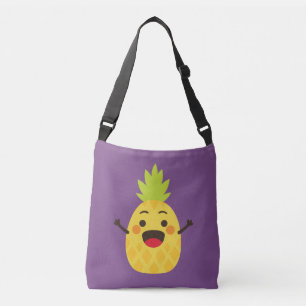 Bolso Cruzado ¡Hola amigos! Ilustracion de piña