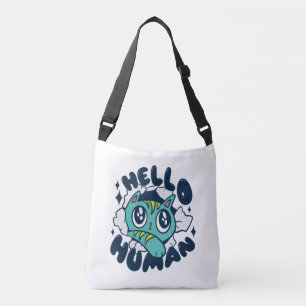 Bolso Cruzado Hola humano Gato Lindo