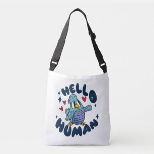 Bolso Cruzado Hola humano pájaro lindo