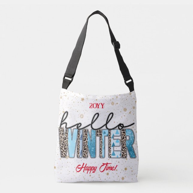 Bolso Cruzado Hola Personalizar de invierno (Anverso)