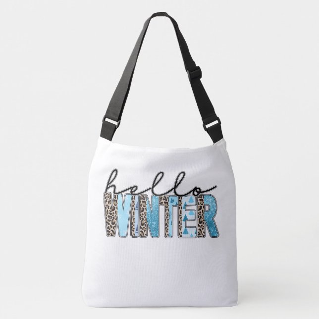 Bolso Cruzado Hola Winter Fun Leopard (Anverso)