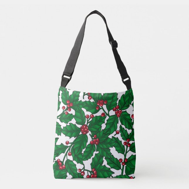 Bolso Cruzado Holly berry sobre blanco (Anverso)