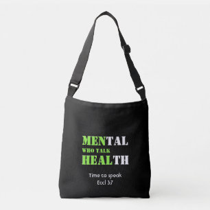 Bolso Cruzado HOMBRES QUE HABLAN Personalizado DE SALUD Textos s