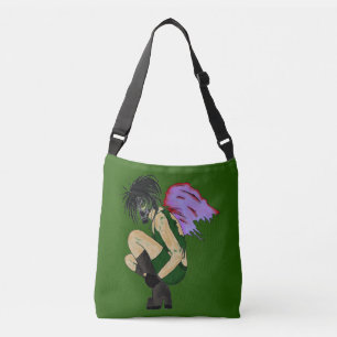 BOLSO CRUZADO HOMBRO BAG GRUNGE STEAMPUNK GAS MÁSCARA ANGEL