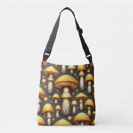 Bolso Cruzado Hongos Dorados