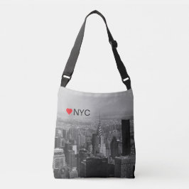 Bolso Cruzado Horizonte de New York City, Manhattan con el