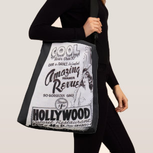Bolso Cruzado Huella de Hollywood Cabaret Restaurant de los años