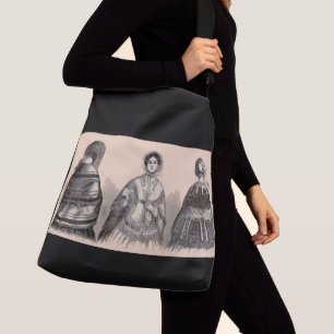 Bolso Cruzado Huella de moda de los años 80 en Victoria