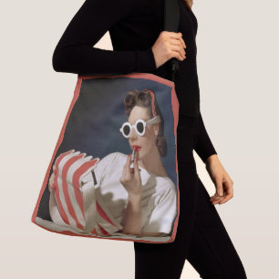 Bolso Cruzado Huella fotográfica de moda de los años 50