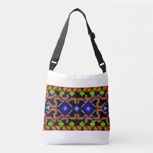 Bolso Cruzado huichol mexican